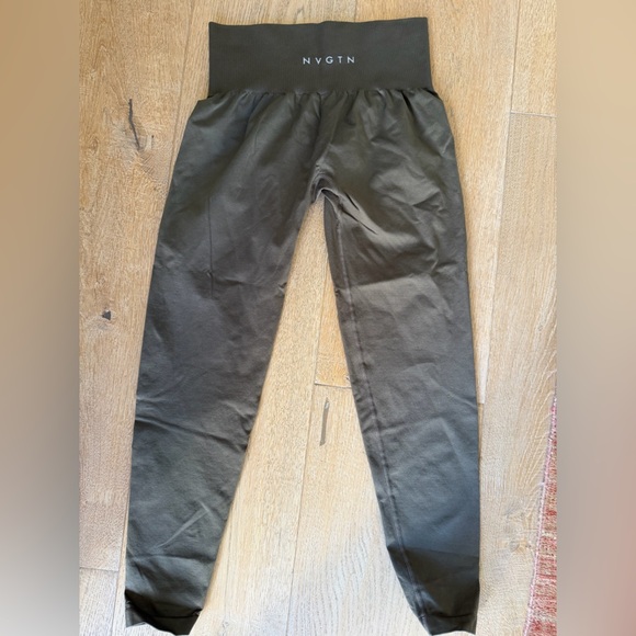 NVGTN Pants - NVGTN seamless olive green leggings size medium